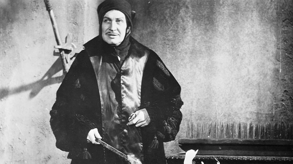 vincent price'ın oynadığı the pit and the pendulum filminden bir kare gothic korku filmi