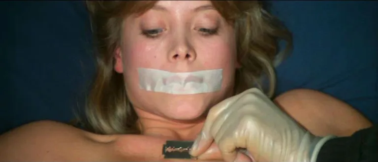 the new york ripper giallo filminden bir sahne